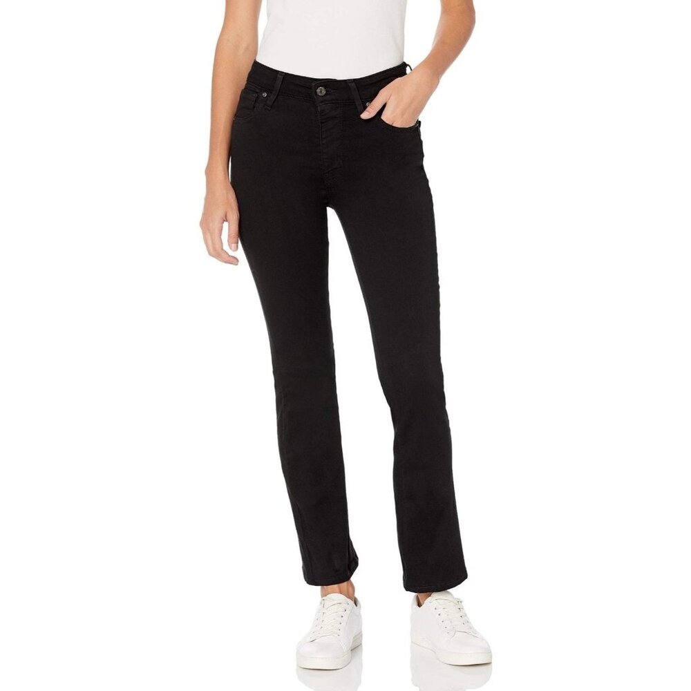 Levi's Women's 725 High Rise Bootcut Jeans - Soft Black - Size 25 (US 0)
